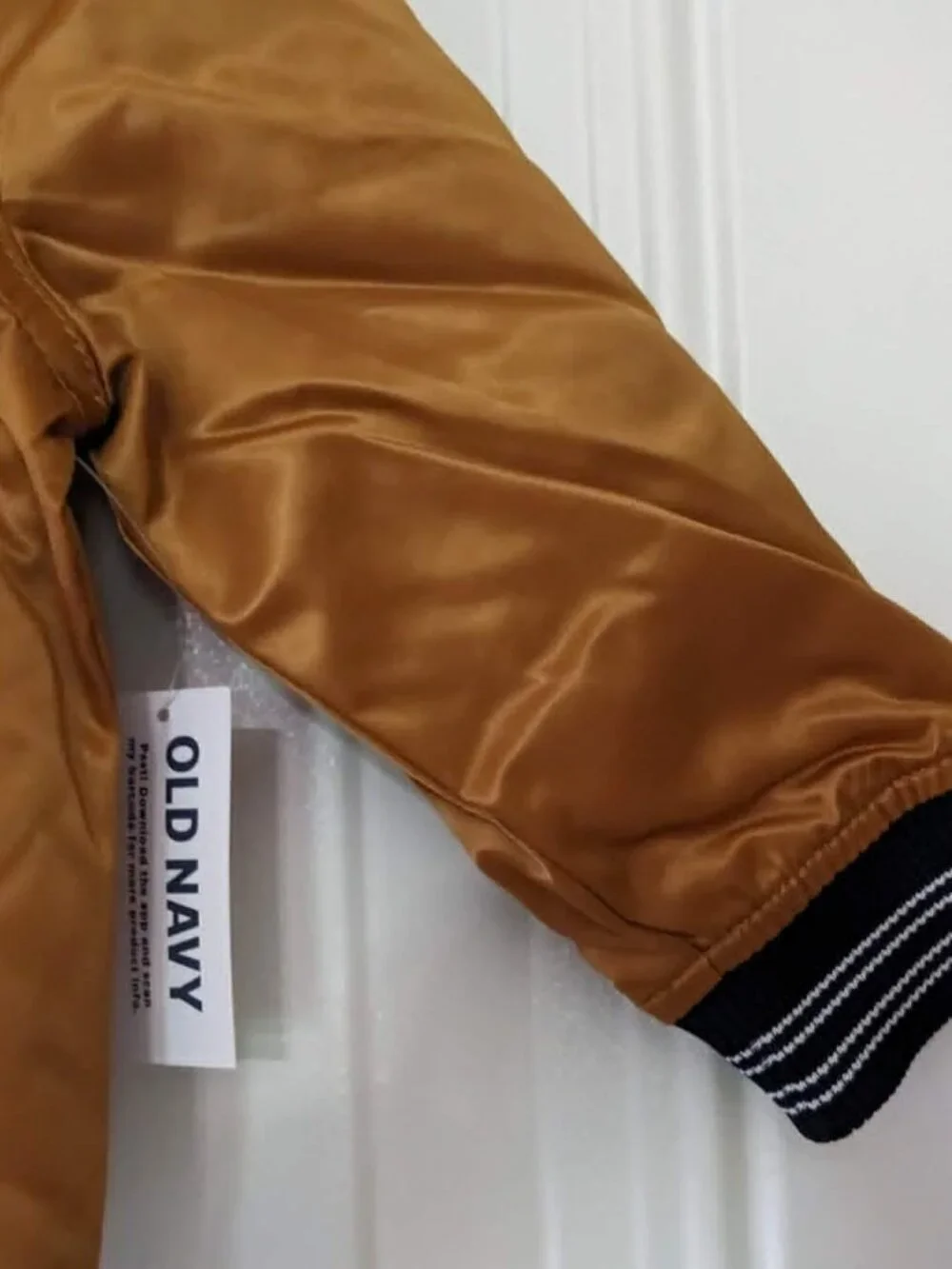 Boys Old Navy Satin Bomber Jacket 3T - NWT